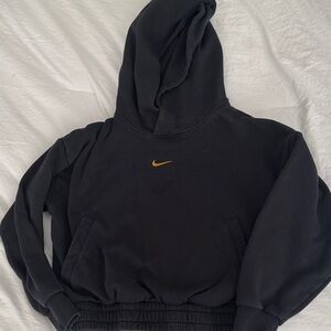 Kids Nike Black Sweatshirt with Gold Swoosh